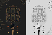 Bones Halloween Display Font, a Serif Font by infernostudio3 (Thumbnail 6 of 11)