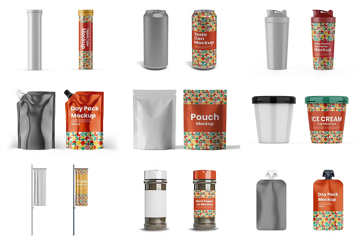 19 Mockup Bundles, a Packaging Mockup by Mockupfit (Photo 2 of 2)