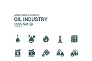 Oil Industry Solid, an Outline Icon by BomSymbols (Thumbnail 4 of 4)