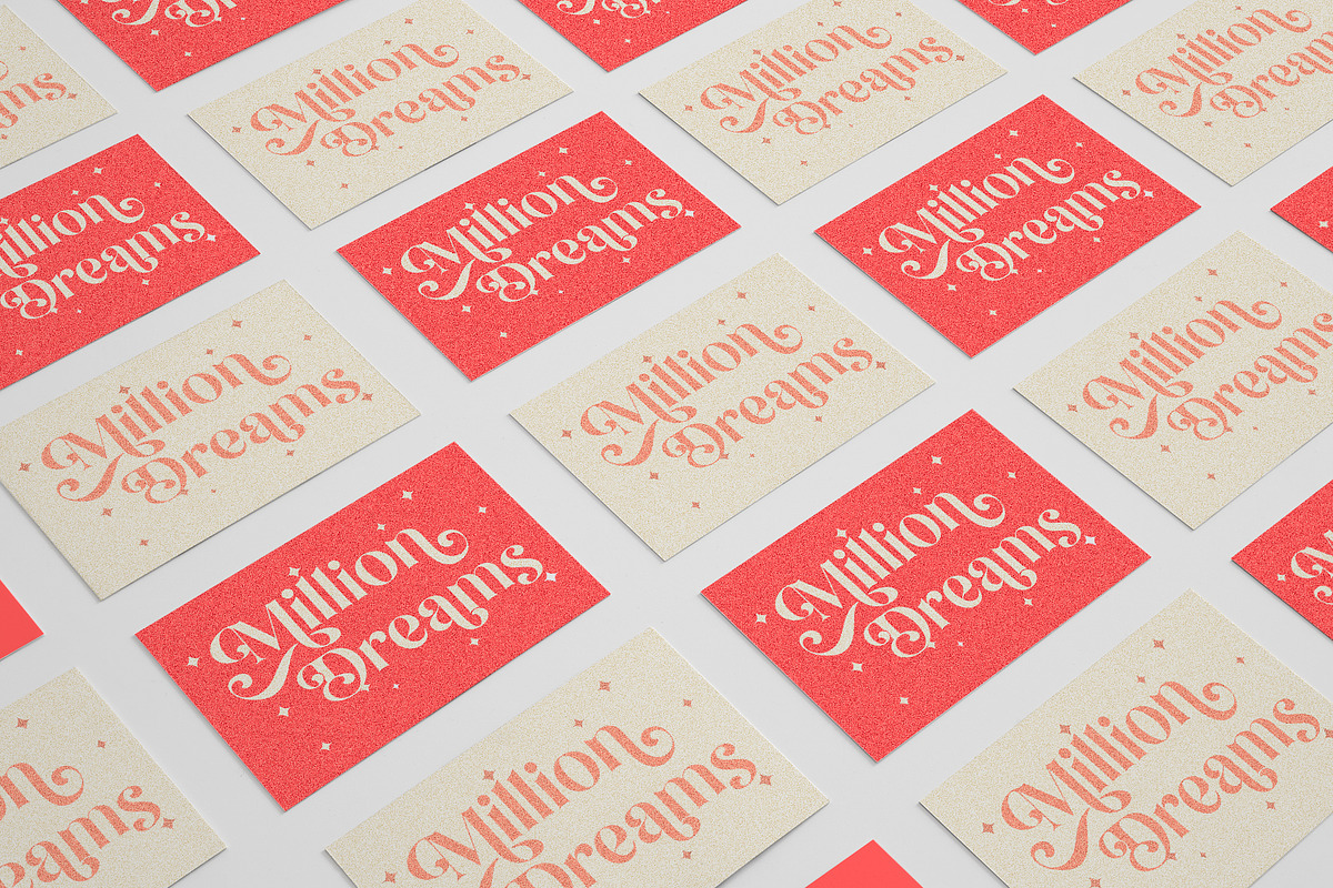 Million Dreams, a Sans Serif Font by INKSUN™ (Photo 5 of 8)