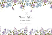 Floral Lilac Watercolor Collection, an Illustration by Grace Noboa Illustrations (Thumbnail 12 of 13)