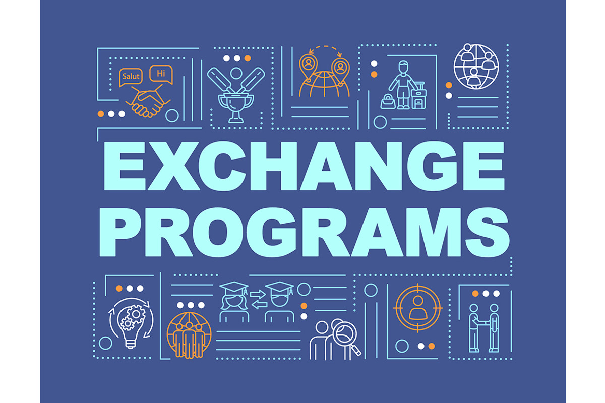 Exchange program concept banner, a Templates & Theme by IMG Visuals