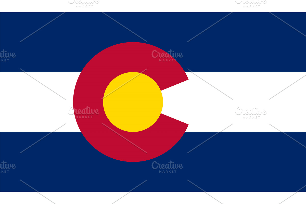 Colorado US State Vector, an Illustration by megastocker