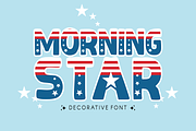 Morning Star - Display Font, a Font by KiddoGlyphs Studio (Thumbnail 1 of 3)