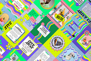 Neo Geo Instagram Template Kit, a Social Media Template by angelainthefields (Thumbnail 5 of 11)