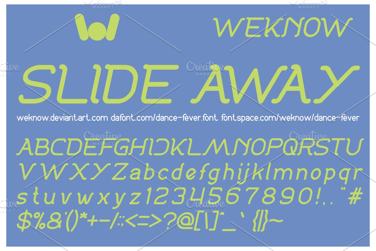 dance fever font preview 6