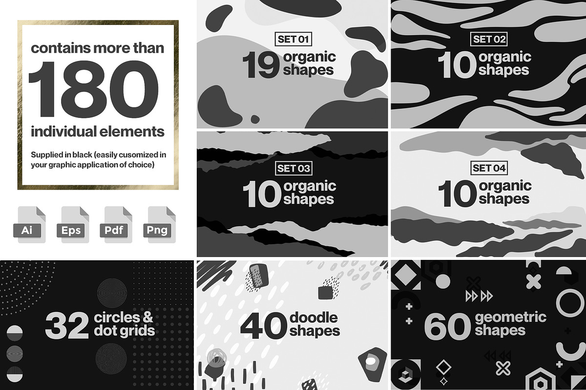 180 Shapes and Patterns Kit, a Pattern Graphic by Twinbrush (Photo 11 of 20)
