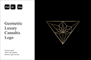 Geometric Luxury Cannabis Logo, a Branding & Logo Template by Luxury Logos (Thumbnail 1 of 4)