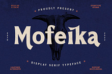 Mofeika Display Serif Typeface