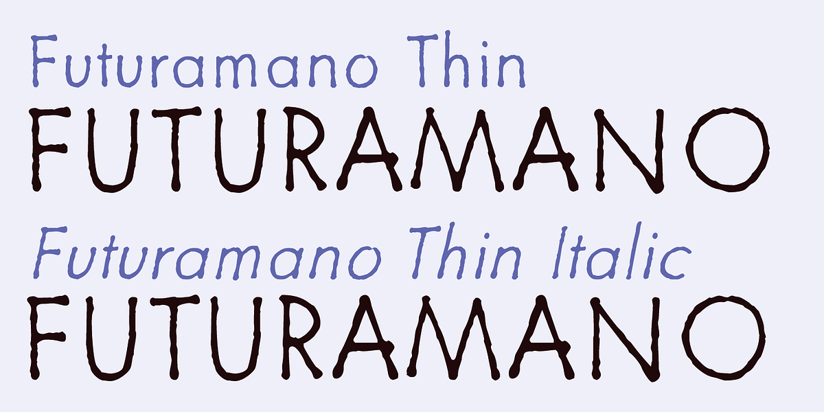 Futuramano, a Handwritten Font by Wiescher-Design (Photo 8 of 8)