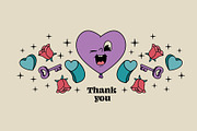 Retro Groovy Valentine for Procreate, a Brush Add-On by Pencil Twist (Thumbnail 10 of 10)