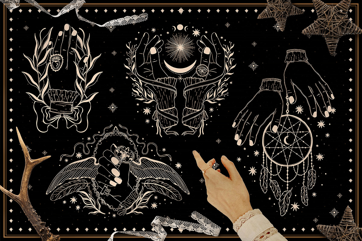 MoonFlora-Witch illustration, an Illustration by Moonflora (Photo 3 of 11)