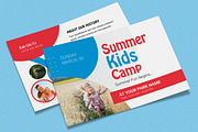 Kids Summer Camp Postcard Templates, a Stationery Template by MightyDesign (Thumbnail 2 of 8)