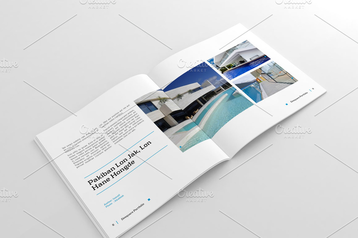 Square Portfolio Brochure, a Brochure Template by banks (Photo 4 of 5)