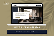 Luxurious Wix Website Template, a Wix Template by Sechi Design Co (Thumbnail 4 of 5)