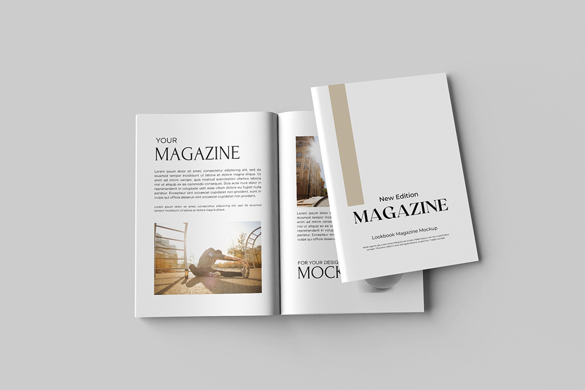 Magazine Mock-ups, a Books & Magazine Mockup by Getdesign (Photo 2 of 5)