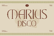 CS Marius Disco, a Serif Font by Craft Supply Co. (Thumbnail 1 of 8)