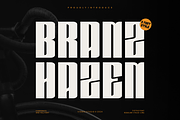 Branz Hazen - Modern Font, a Sans Serif Font by Viswal Studio (Thumbnail 1 of 10)