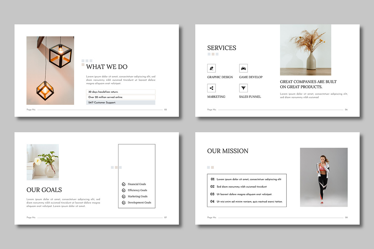 Business Plan Presentation Template, a Presentation Template by Mighty-Slide (Photo 3 of 6)