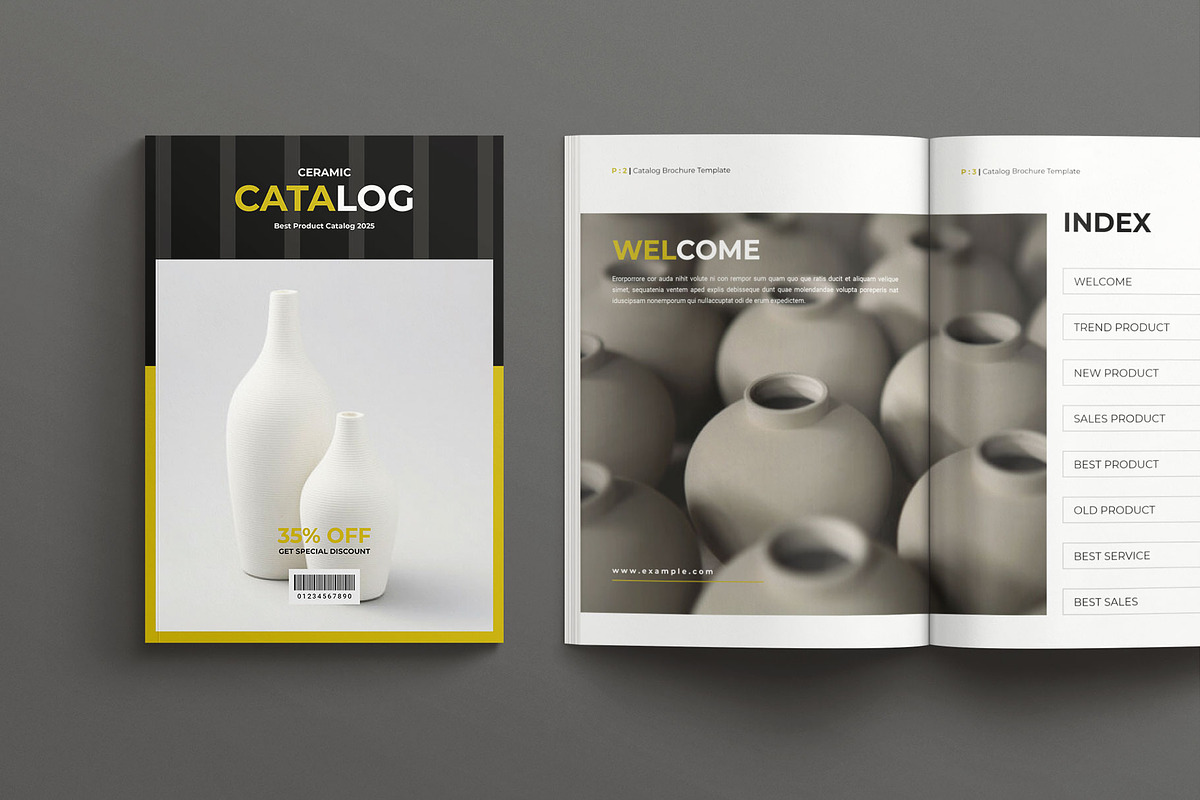 Catalog Brochure Template, a Brochure Template by Seeing-art (Photo 2 of 11)