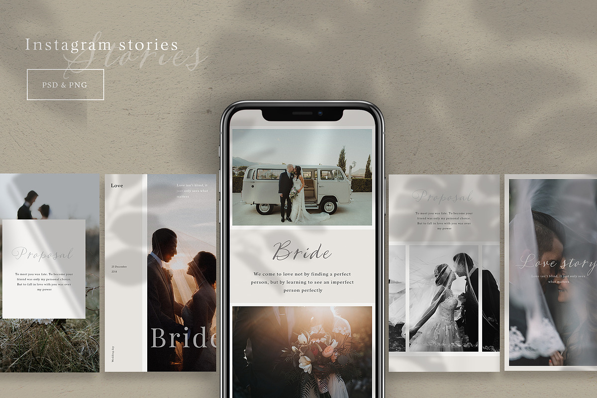 Wedding instagram template, a Social Media Template by Digital Breath templates (Photo 4 of 6)