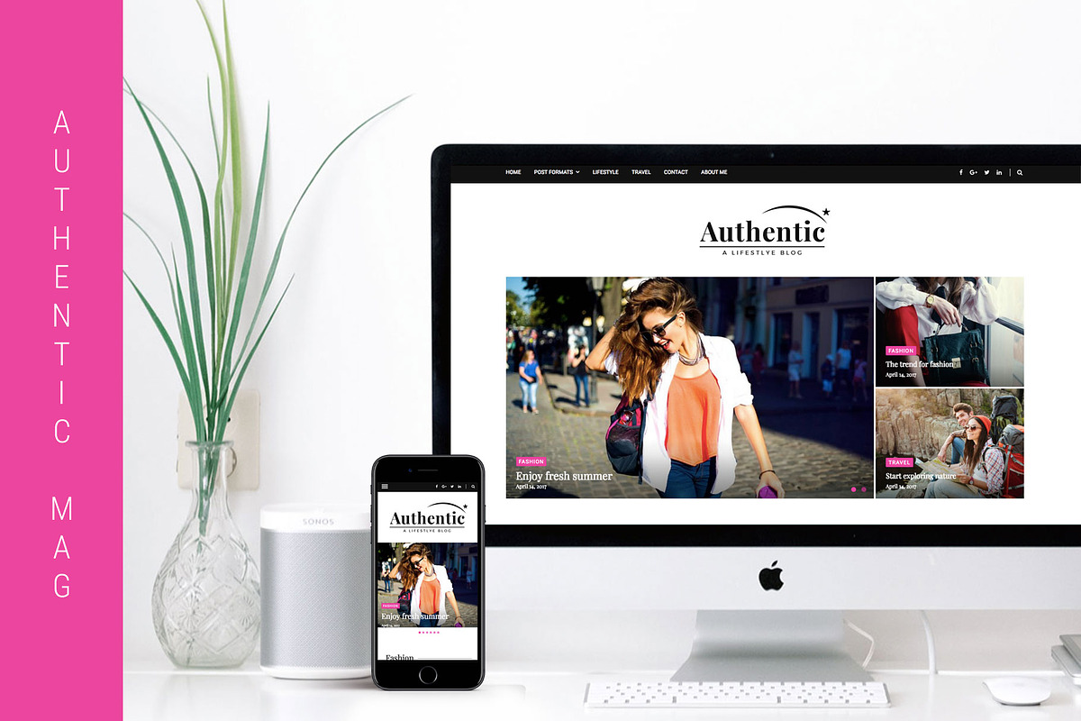 Authentic - WordPress Magazine Theme, a WordPress Template by EasyBlog Themes (Photo 2 of 4)