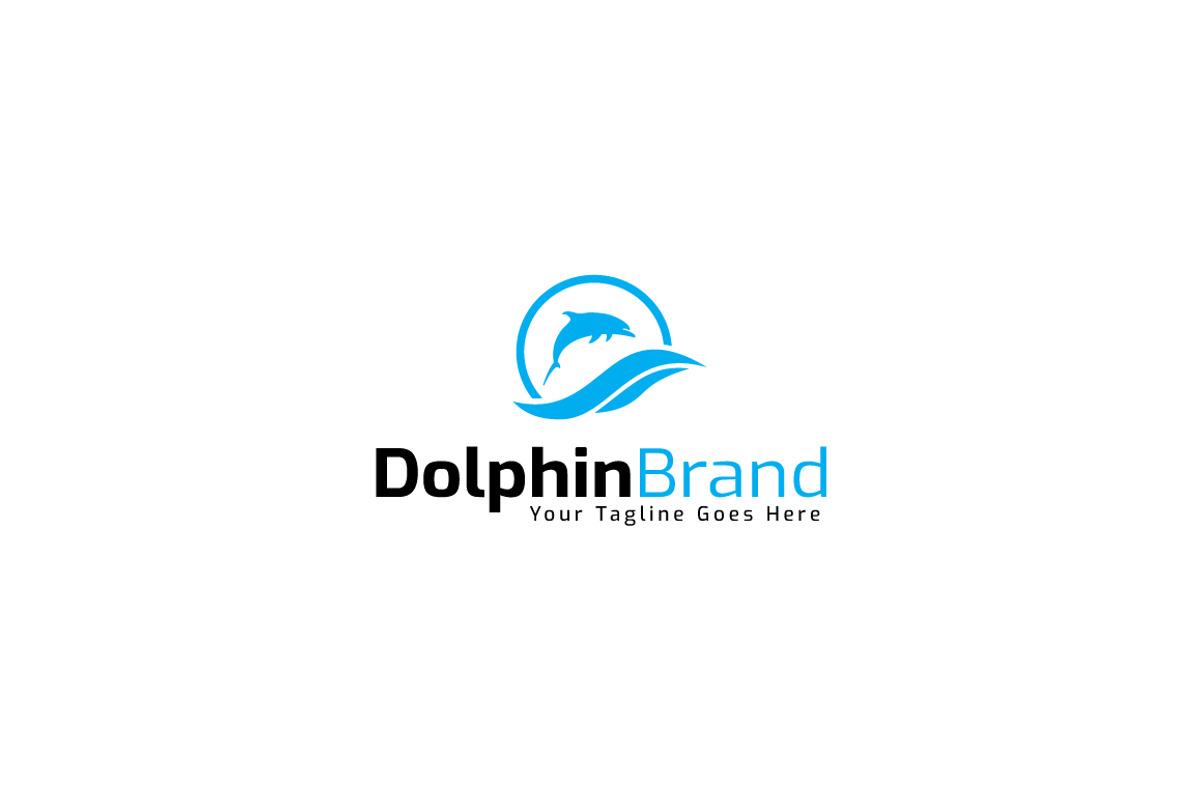Dolphin Brand Logo Template, a Branding & Logo Template by Logo20