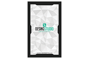 Design studio modern business card, a Business Card Template by A.Lamprianidis (Thumbnail 2 of 3)