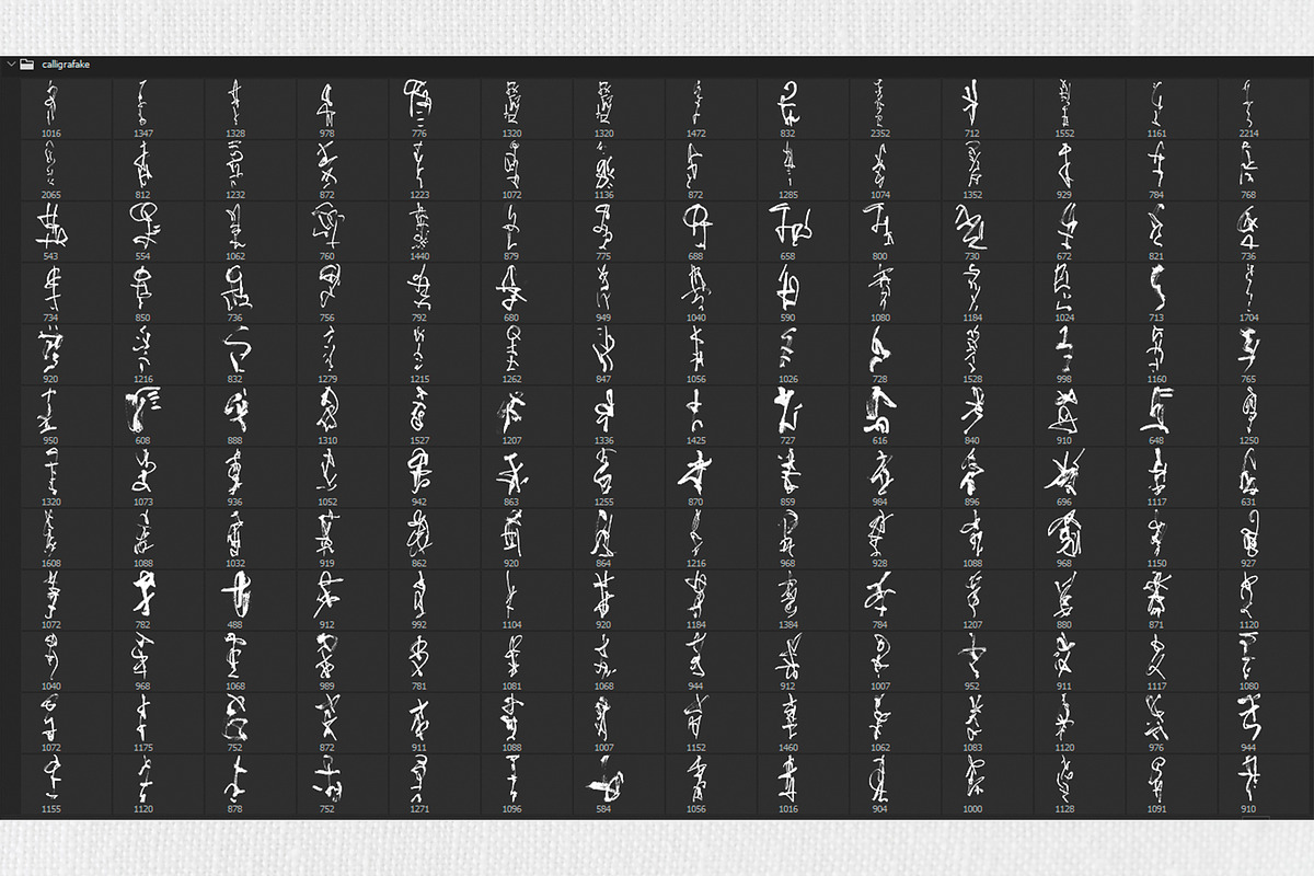 CalligraFake - stamp brushes, a Brush Add-On by Art Sproot (Photo 4 of 5)