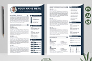 Black and White Resume Template, a Resume Template by Attractive Resume (Thumbnail 2 of 3)