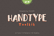 Handtype Toolkit, a Handwritten Font by vuuuds (Thumbnail 1 of 7)