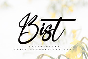 Bist, a Handwritten Font by InermediaSTUDIO (Thumbnail 1 of 6)