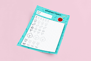 38 Graphic Drawing tasks for Kids, an Education Illustration by IuliiaSavko (Thumbnail 8 of 8)