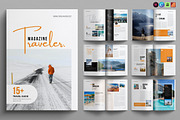 Travel Magazine Template, a Magazine Template by NorthPeak (Thumbnail 1 of 14)