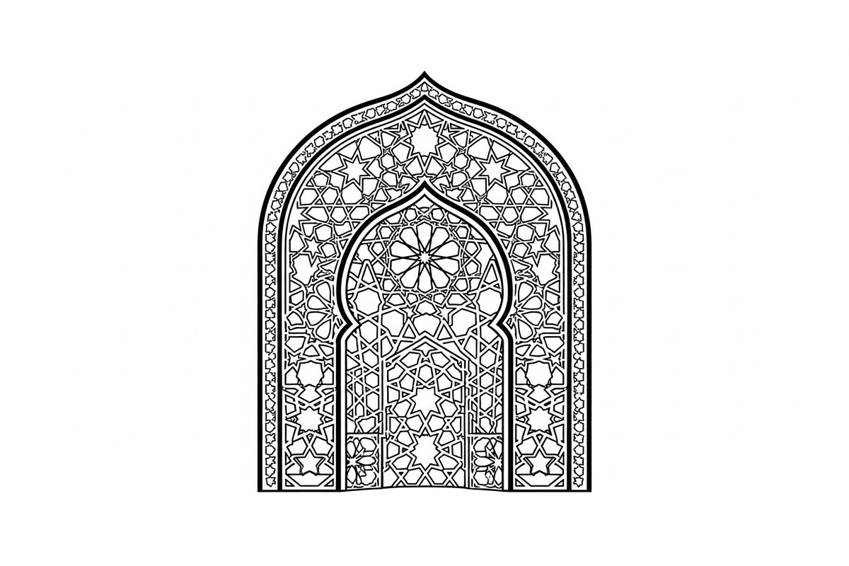 Islamic Arch Window Mandala Bundle, an Illustration by Artivon (Photo 16 of 45)