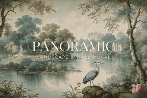 Panoramic Antique Landscape, a Background Graphic by by creative paper