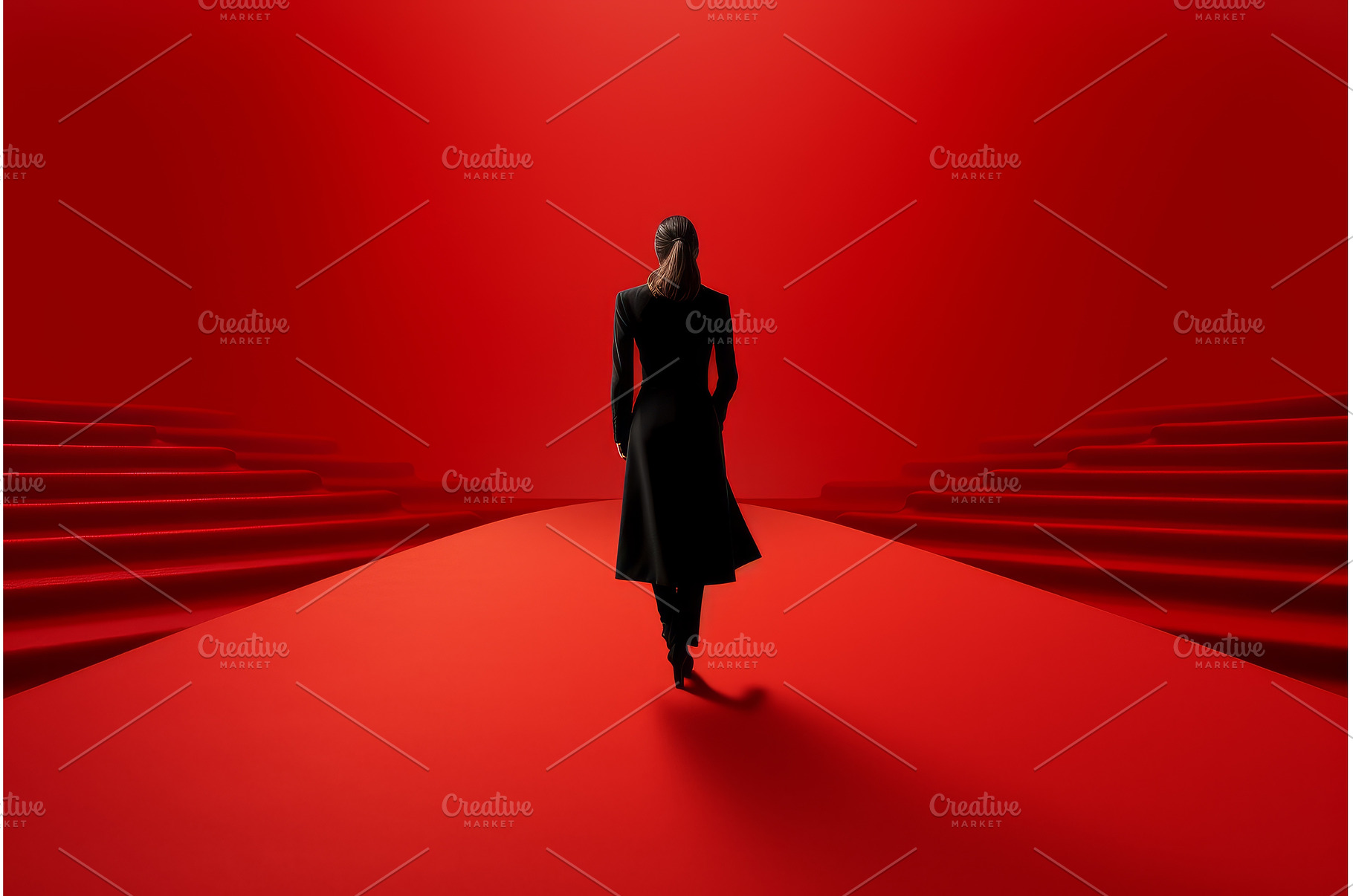 Glamorous Woman jacket red carpet, an Animal Photo by Ylivdesign