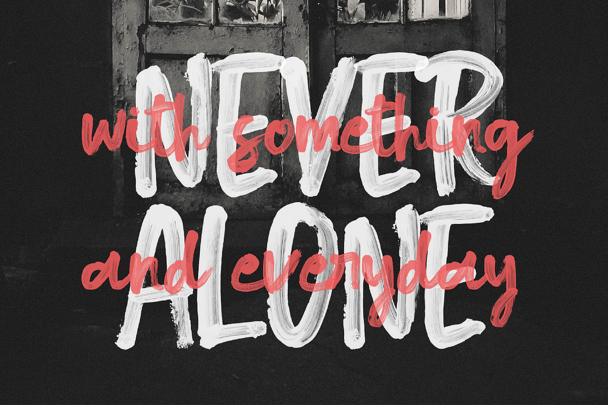 Mafelo SVG Font preview 5