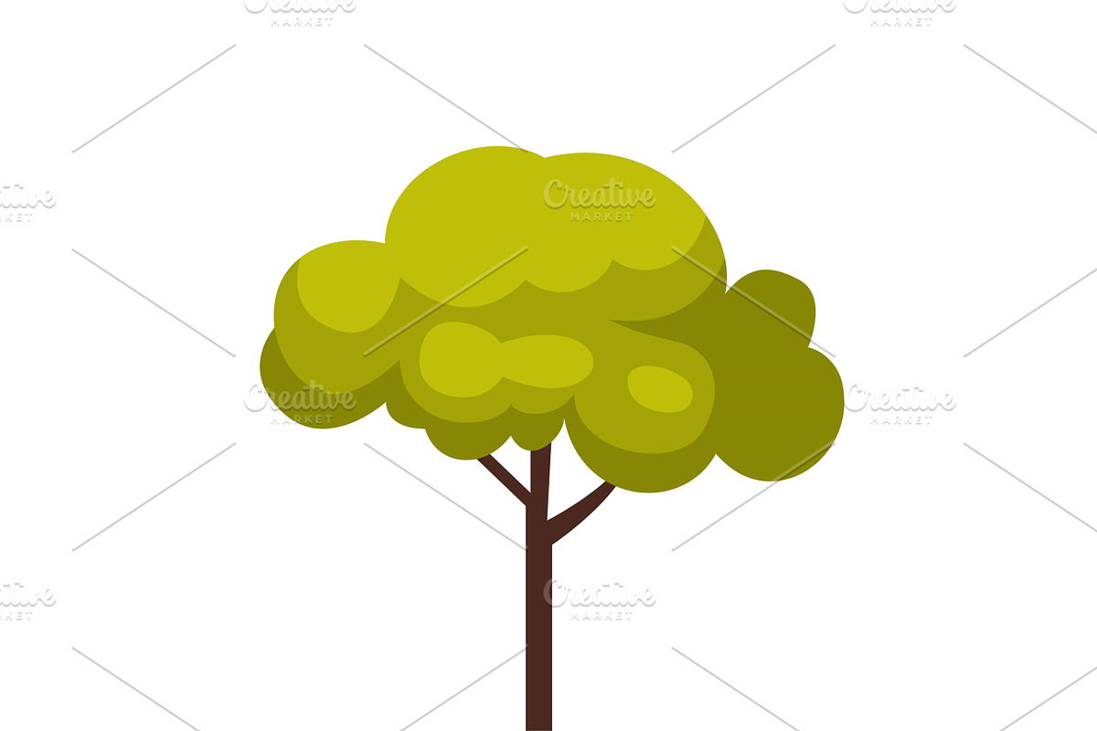 Green Tree, Urban Infrastructure, an Object Illustration by TopVectors