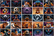 Halloween Background, a Background Graphic by Forhadx5 (Thumbnail 13 of 14)