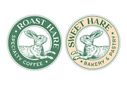 Hare, rabbit sketch. Vintage, an Animal Illustration by Foxys Graphic (Thumbnail 1 of 3)