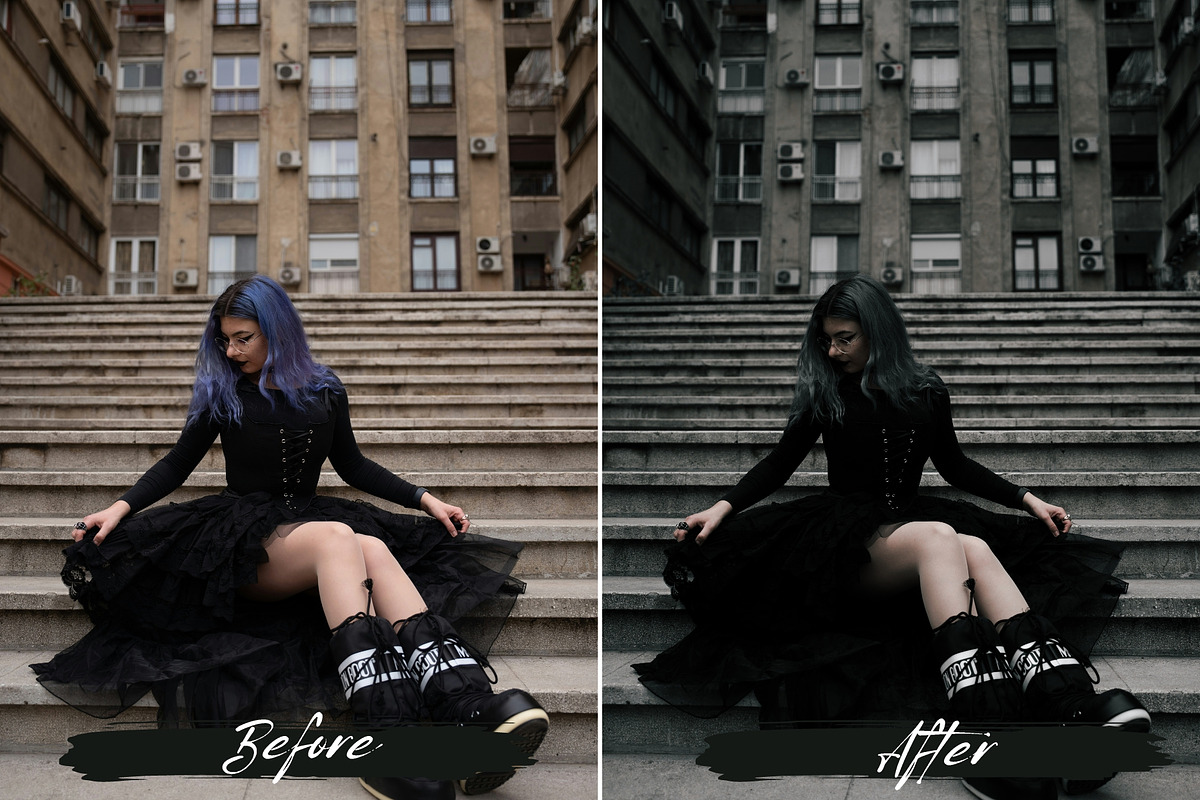 10 Gothic Lightroom Presets, a Preset Add-On by MEPRESETS (Photo 4 of 9)