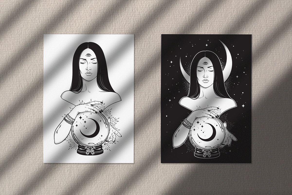 Moon Goddess Hecate, an Illustration by Croisy (Photo 7 of 8)