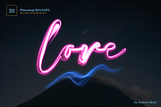 Light Painting Photoshop Brushes, a Brush Add-On by Andrew Skoch Design (Thumbnail 6 of 11)
