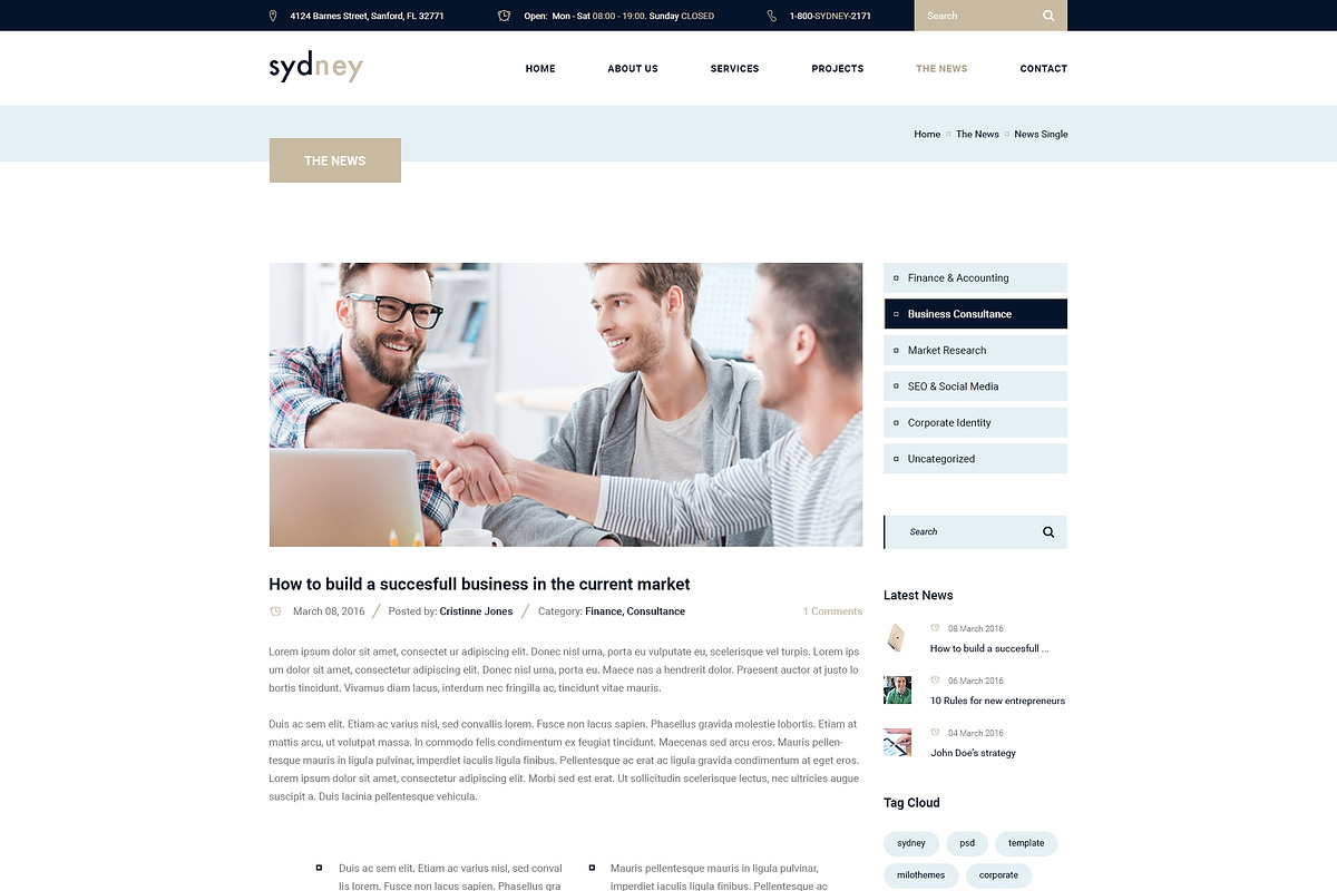 Sydney- Premium Finance/Business PSD, a Websites & App Template by Milo Studio (Photo 16 of 18)