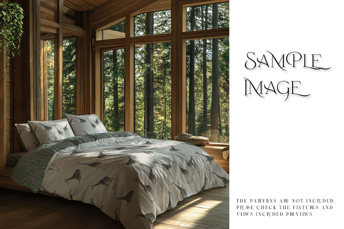 Chalet Bedding Mockups, a Product Mockup by mock-ups (Photo 11 of 12)