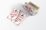 Stamp Business Card Mock-Up, an Advertising Mockup by DesignRushMarket (Thumbnail 4 of 9)