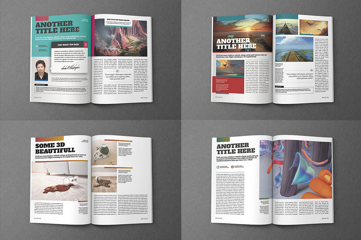 Magazine Bundle 6, a Magazine Template by Luuqas Design (Photo 4 of 5)