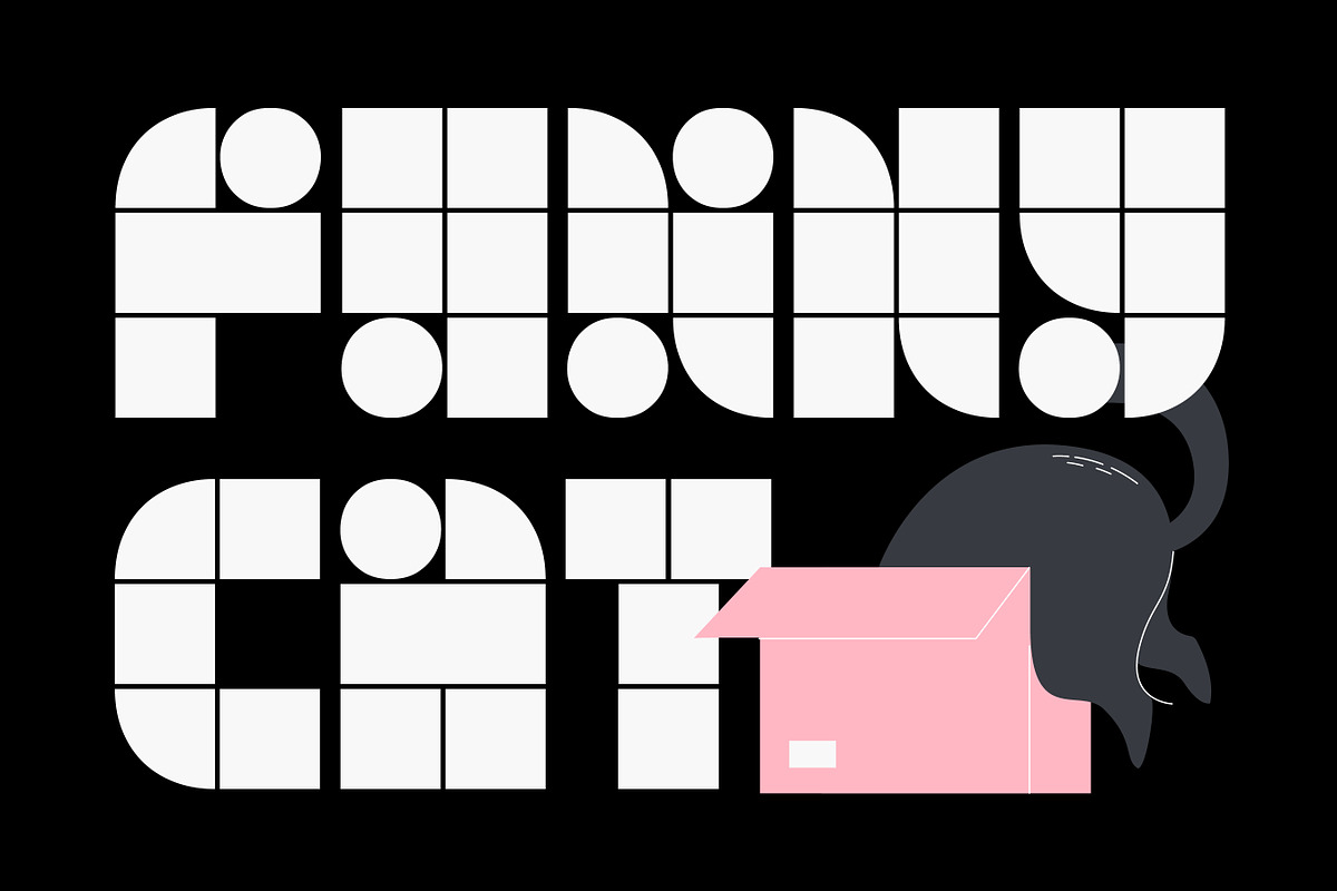 Mazime – Geometric Display Typeface, a Font by Flawless And Co (Photo 5 of 10)