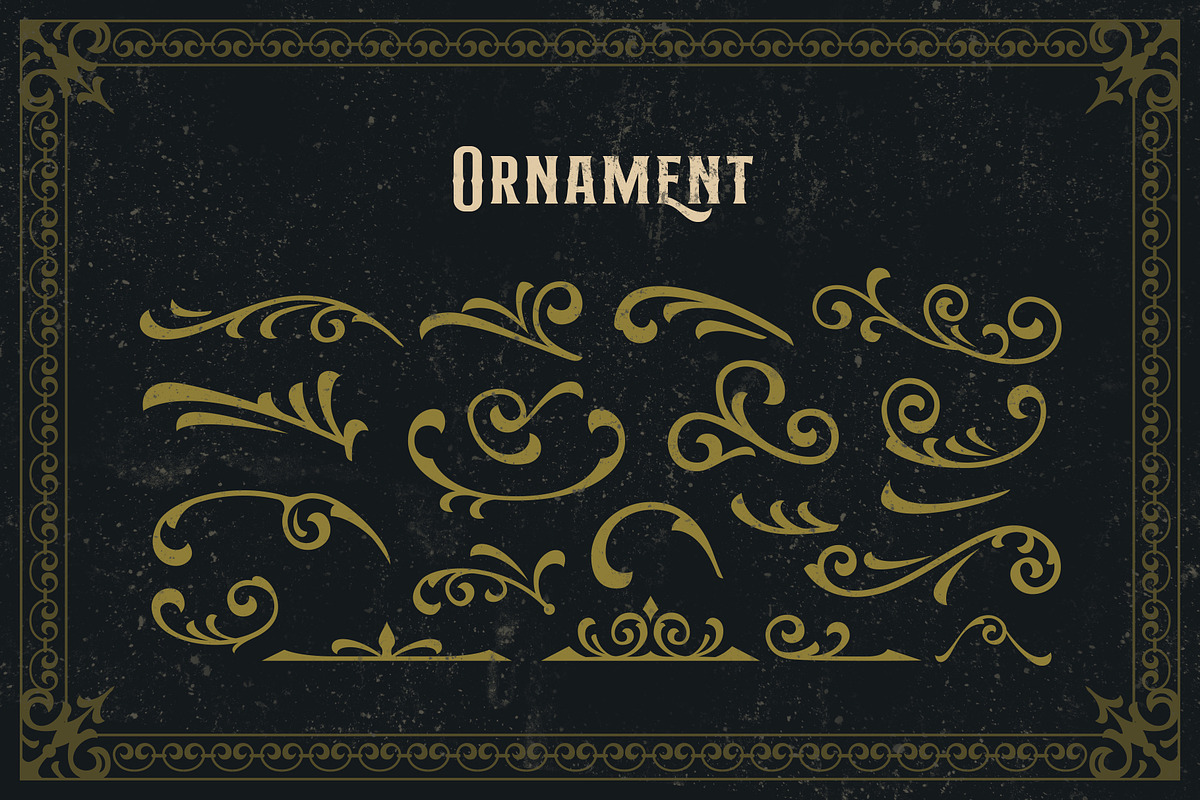 Hermona Vintage + Extras, a Serif Font by Arterfak Project (Photo 10 of 13)